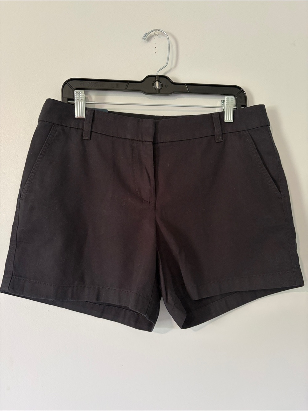 J. Crew Black Tailored Cotton-Blend Shorts